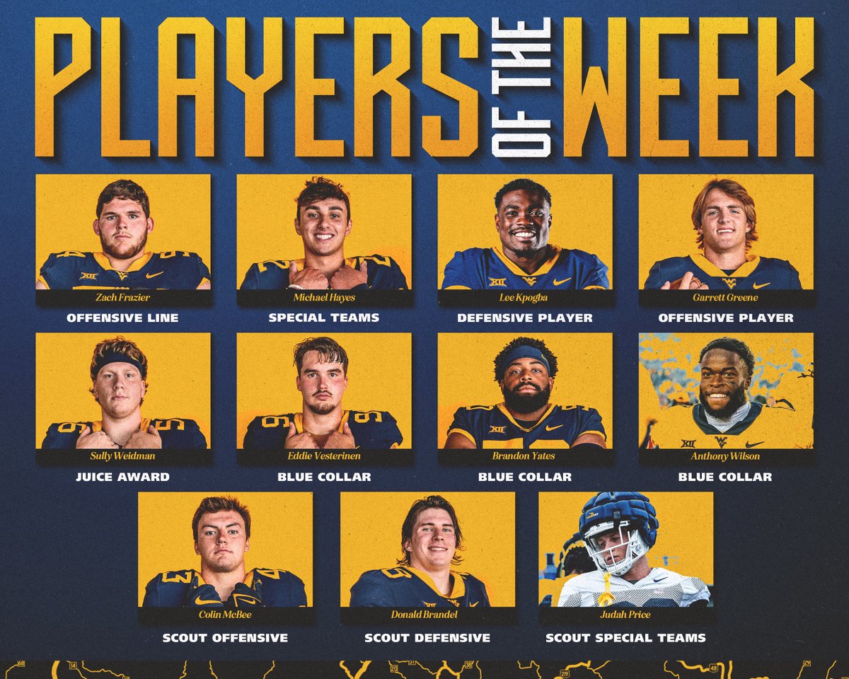 West Virginia Football tweet media