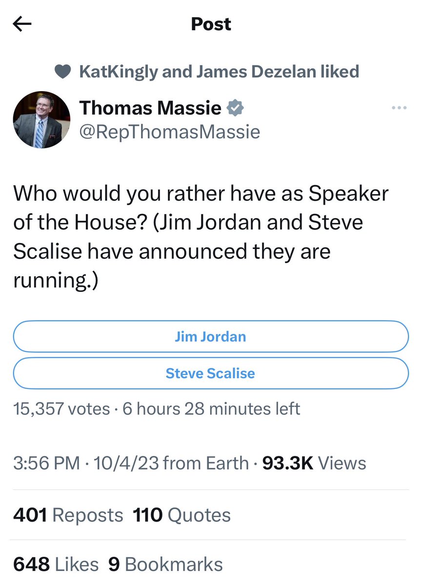 ShannonJoyRadio's tweet photo. Neither. #FalseChoice
Who would YOU ALL RATHER HAVE AS SPEAKER?
@RepThomasMassie OR
@RepThomasMassie OR
@chiproytx OR
@chiproytx https://t.co/JyUv39L5x1
