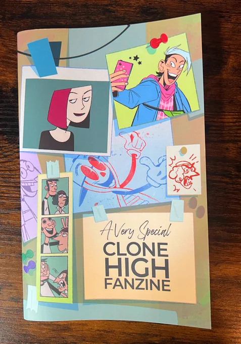 More copies are now available of the Clone High fan zine @JaymamonJ and I created, hot off the presses!  Pick yours up while it's available. Worldwide shipping! 🧬🧡

Buy here: https://t.co/jxyqdduhZx 