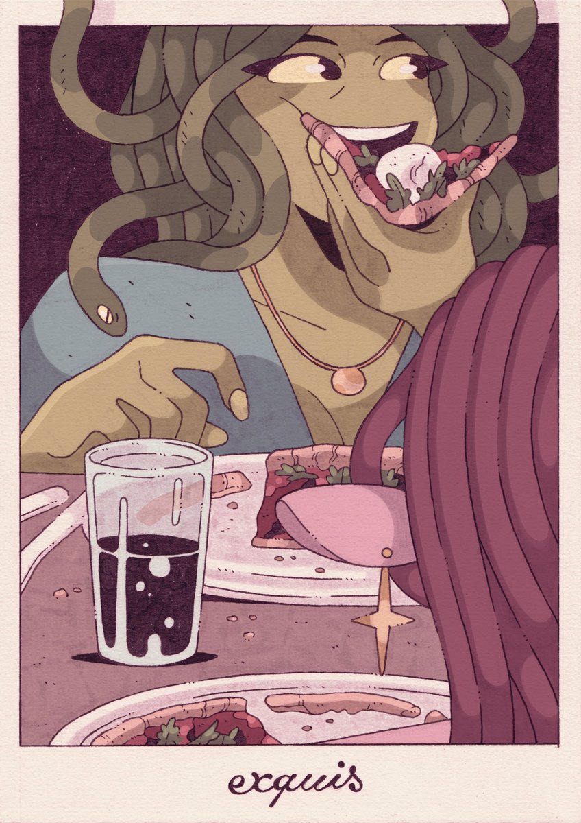 Une première illustration pour le #mirionktober2023 
#inktober2023 

Bye ✨