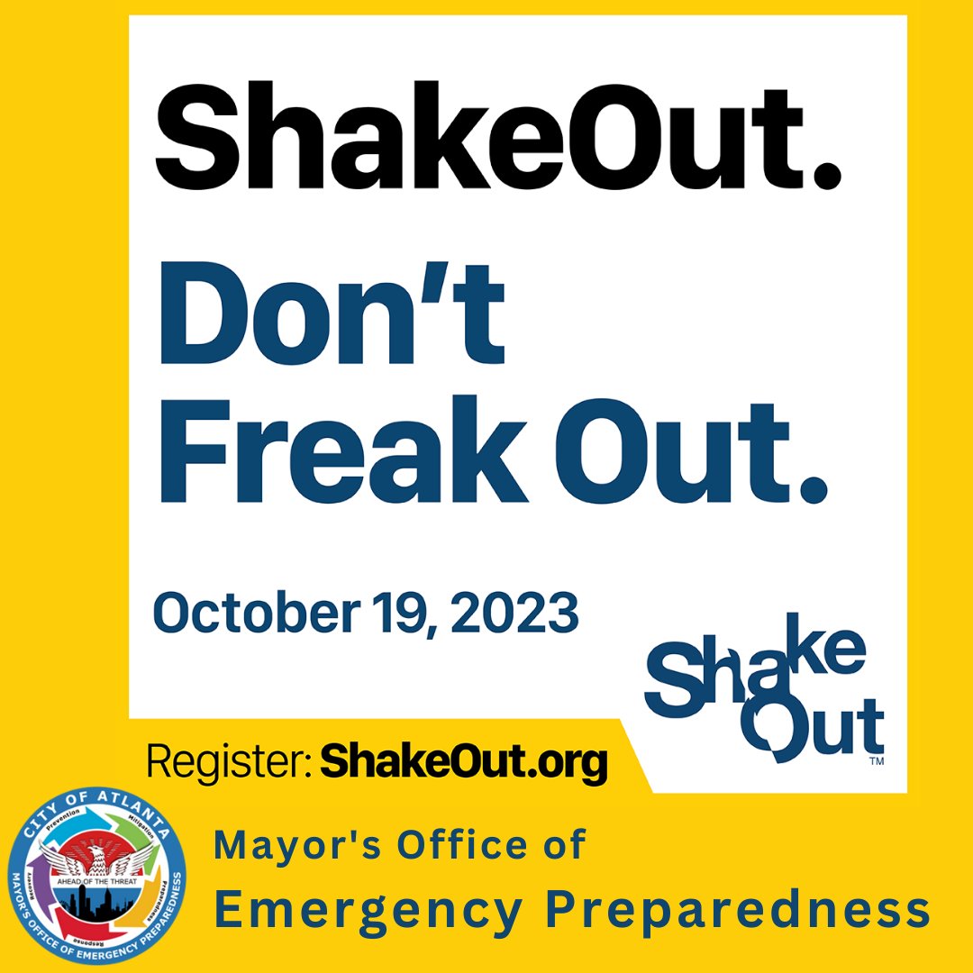 Practice makes perfect! Join #MOEP on October 19 and Shake Out, Don't Freak Out!