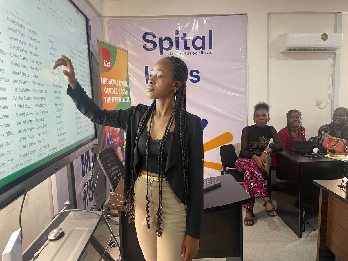 SpitalLabs's tweet image. Building a More Inclusive Digital Future: Bridging the Gender Gap in Tech with @SDNNigerDelta 

These pictures are a cross-section of women undergoing Data Analytics training.

Thanks to @europeanunion and @SDNNigerDelta 

s #womenintech #PortHarcourttechhub #SDNProject