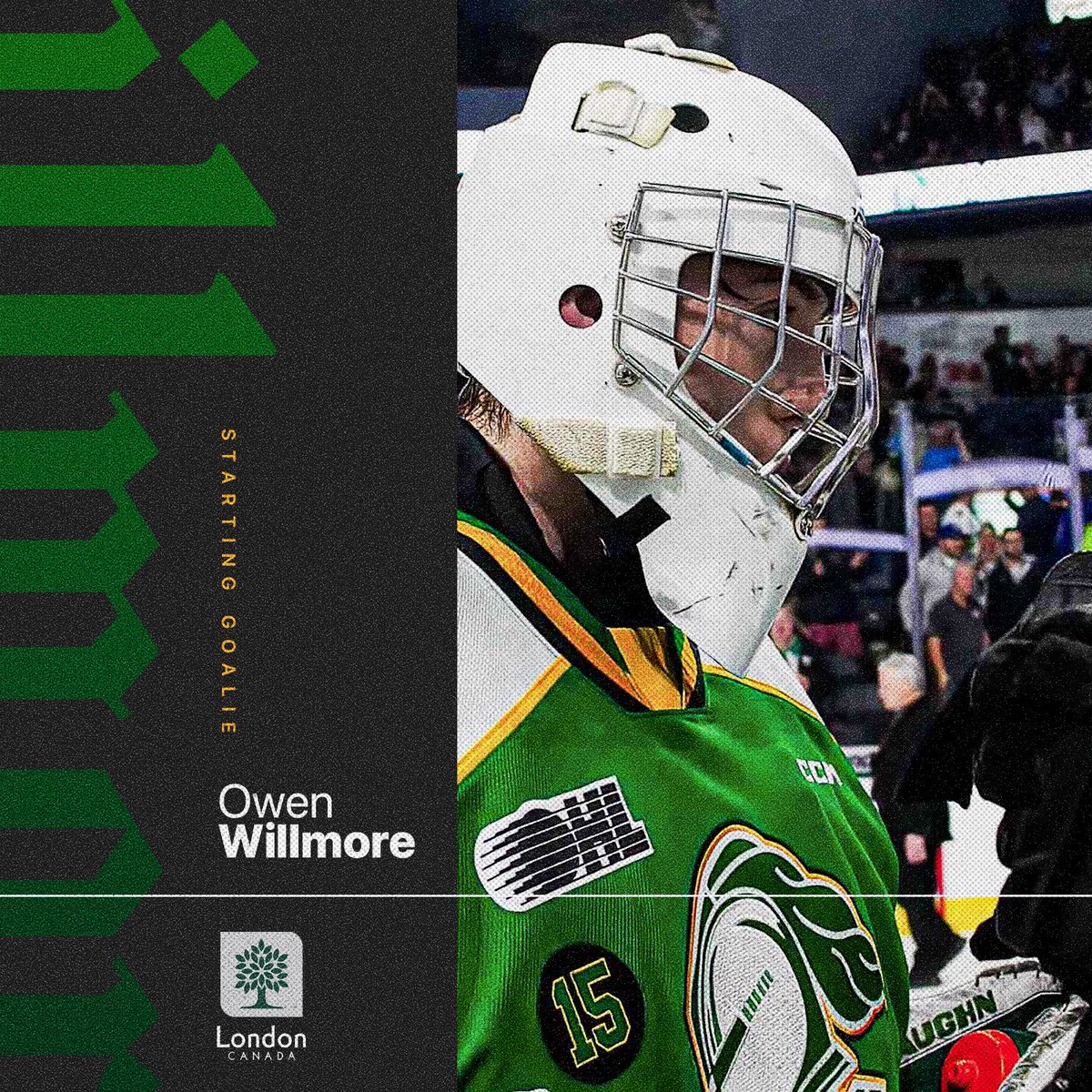 LondonKnights's tweet photo. Willy gets his first start of the season tonight! https://t.co/Sn3zWyqigG