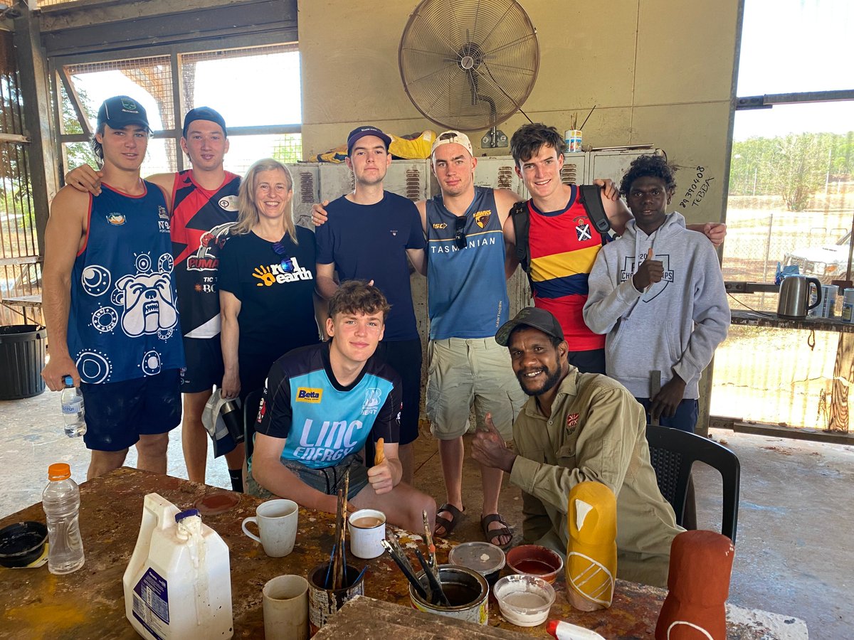scotchmelbourne's tweet photo. Before the break, some of our Indigenous Partnership Program students travelled to the Tiwi Islands on an unforgettable journey to learn the rich traditions and vibrant heritage of the Tiwi people. https://t.co/lWH0j5tVPF