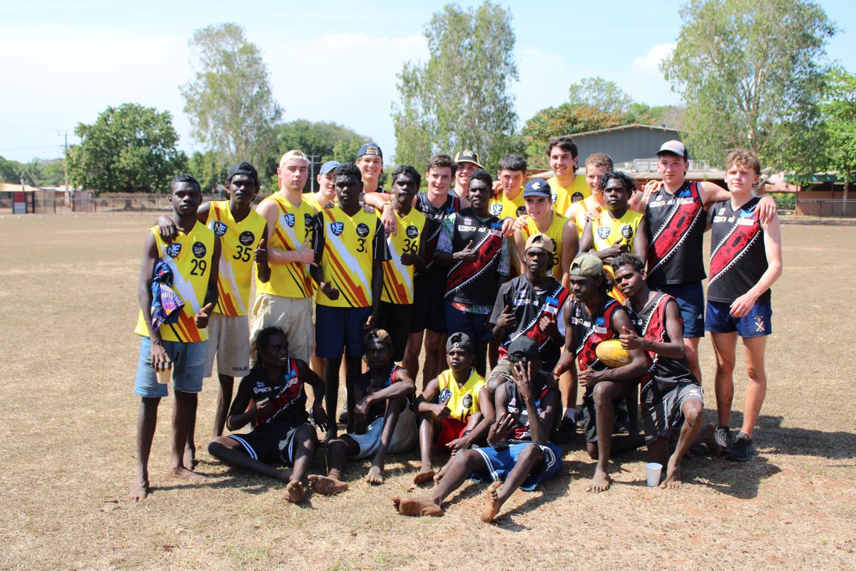scotchmelbourne's tweet photo. Before the break, some of our Indigenous Partnership Program students travelled to the Tiwi Islands on an unforgettable journey to learn the rich traditions and vibrant heritage of the Tiwi people. https://t.co/lWH0j5tVPF