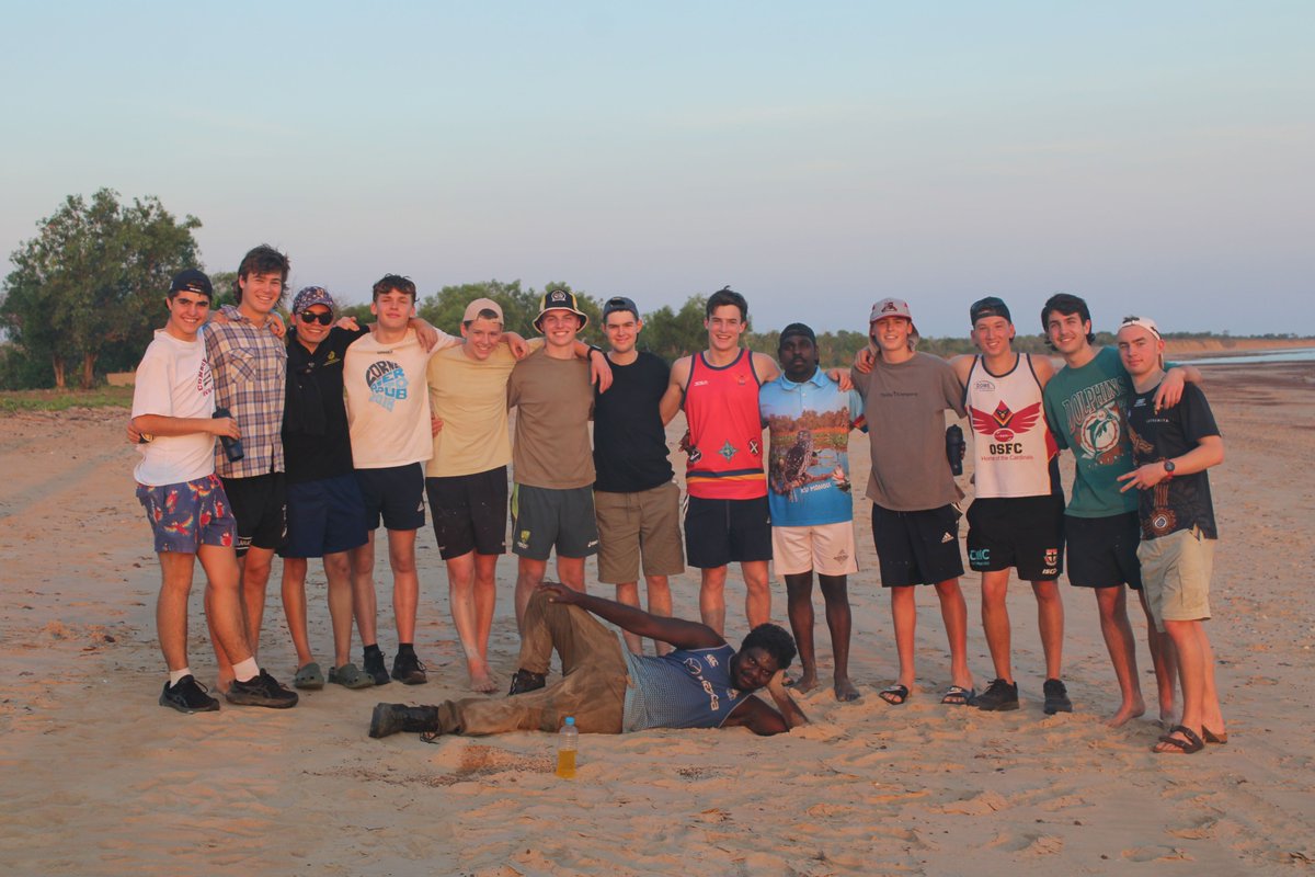 scotchmelbourne's tweet photo. Before the break, some of our Indigenous Partnership Program students travelled to the Tiwi Islands on an unforgettable journey to learn the rich traditions and vibrant heritage of the Tiwi people. https://t.co/lWH0j5tVPF