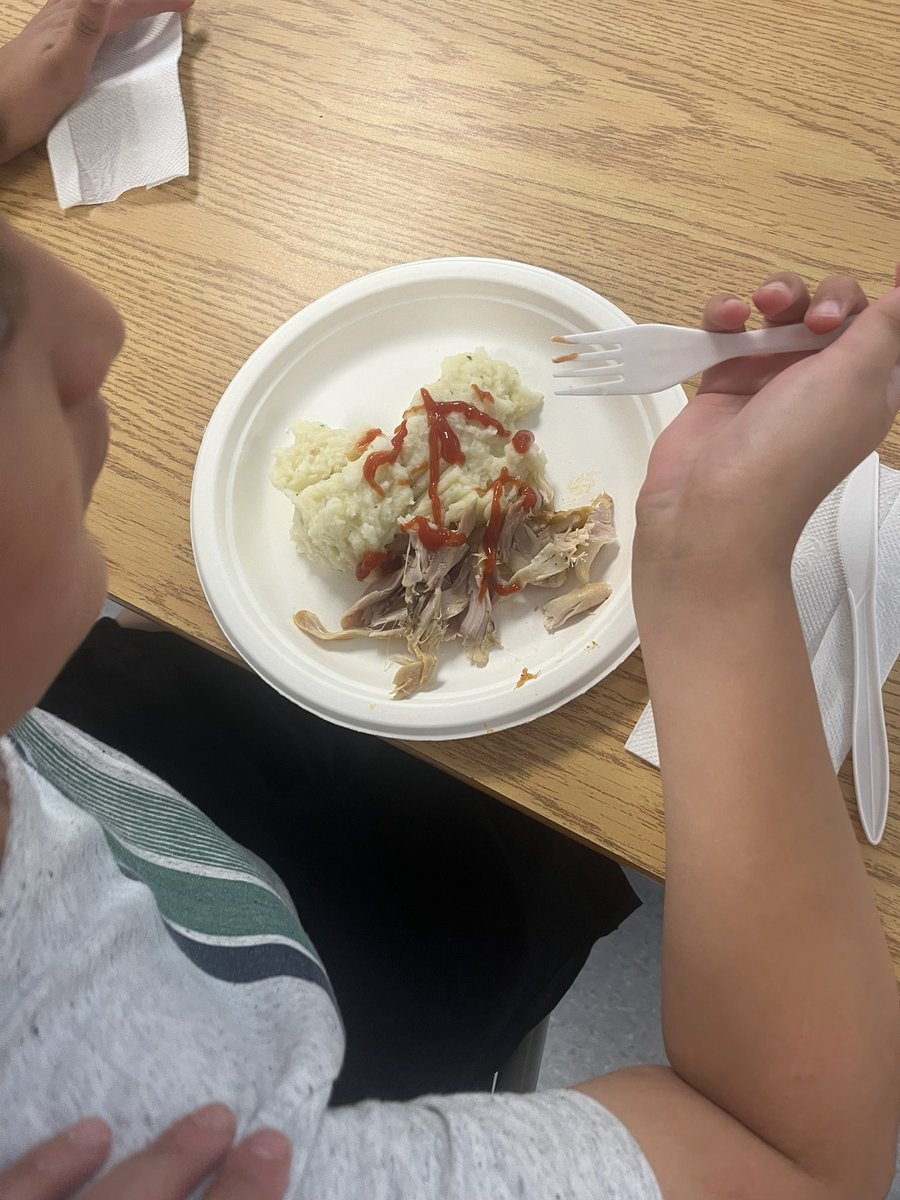 A mini thanksgiving meal in life skills today!!#onted