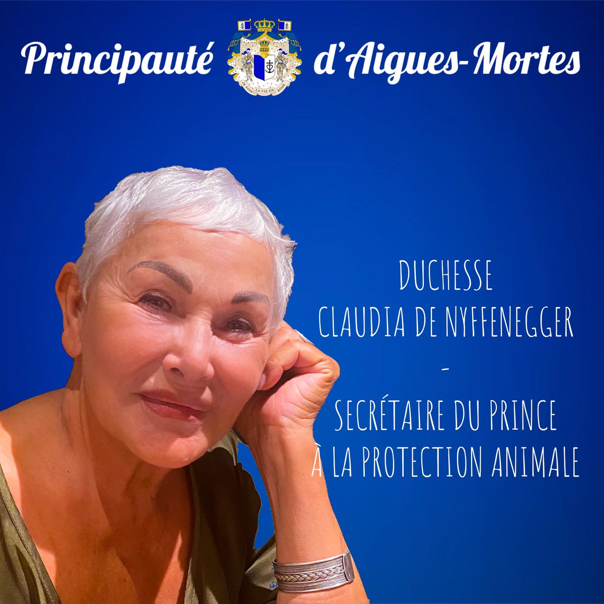 Bienvenue à Madame la Duchesse Claudia Nyffenegger, notre nouvelle Secrétaire du Prince à la protection animale🐶🐱 | Welcome to Her Grace Claudia Nyffenegger, our new Prince's Secretary for animal protection🐶🐱 ~ #Micronation