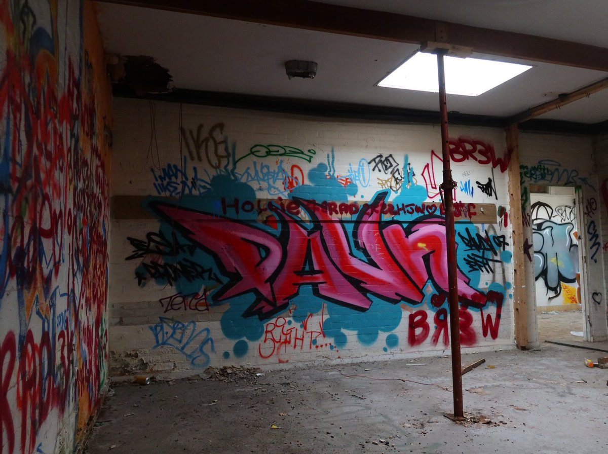 Location: Abandoned building, #Sheffield Artist: Pawn? [I'm making a #graffiti documentary, check it out here: streetartandsoul.com]