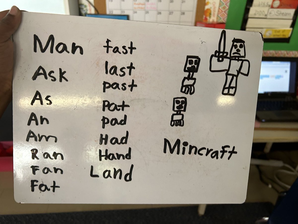 kaellsquared's tweet photo. Room 208 @TDSBForestManor โflewโ for the first time today with @UFLiteracy #SOR #wedidit #wordchains https://t.co/XQ8aHTM6TF
