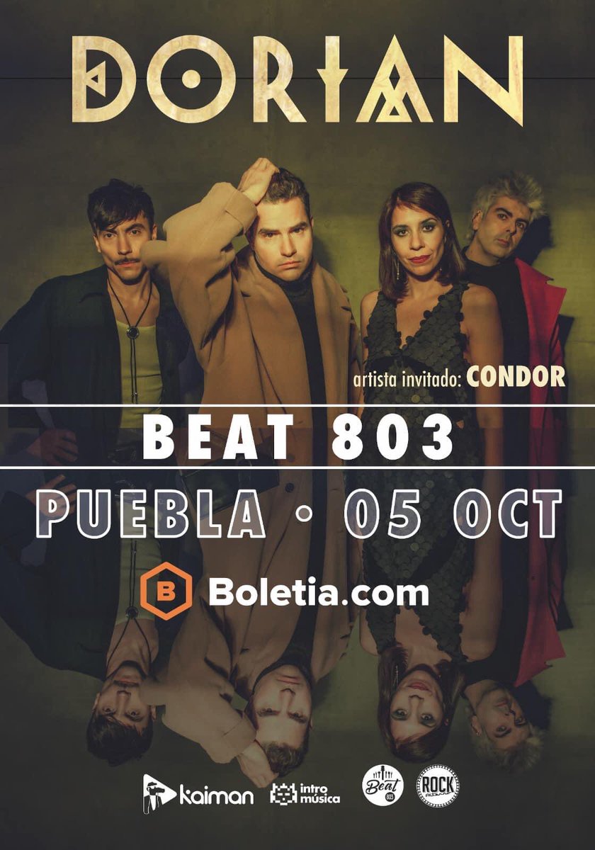 ¡Este show esta de no perderse y ya es mañana! <a href="/Dorian_Oficial/">Dorian</a> en Puebla ¿te lo vas a perder?  Puedes adquirir tus entradas en <a href="/boletia/">Boletia</a> 🔥🔥 #ritual