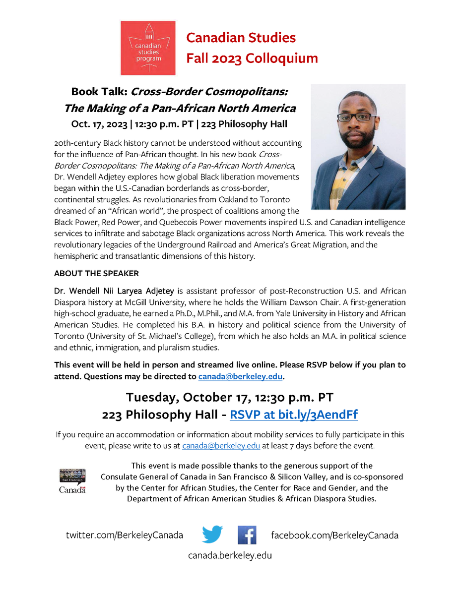 Canadian Studies @ UC Berkeley 🇨🇦 tweet media