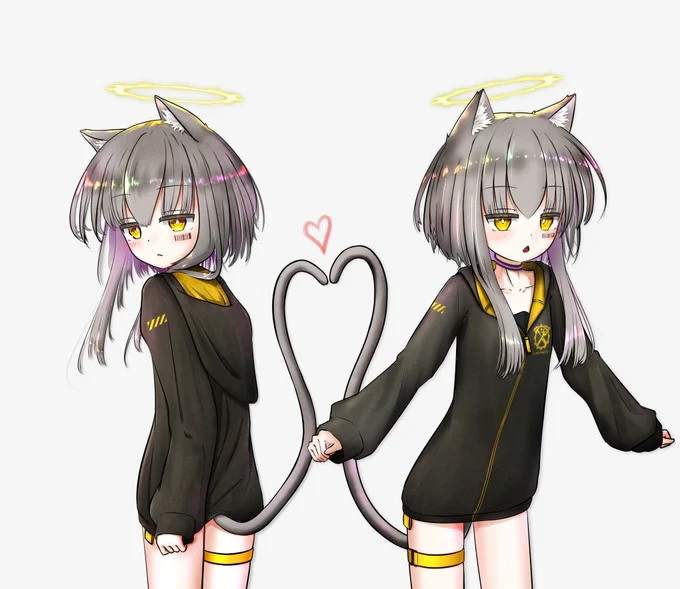 しっぽハートが爆誕してました 