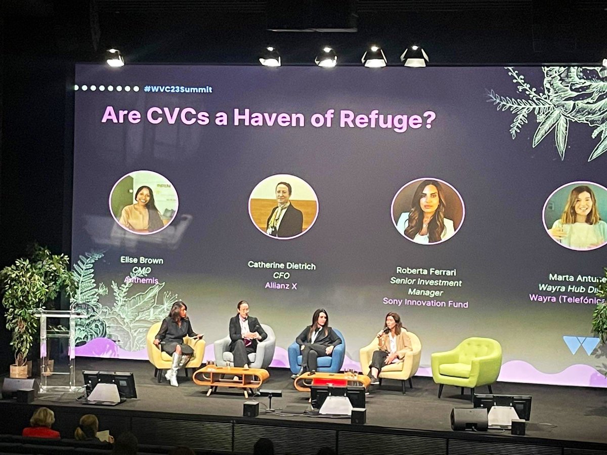 101witheliseb's tweet photo. Had an amazing time at #wvc23summit in Paris for the second year in a row! As an attendee and moderator on the "Are CVCs a Haven of Refuge?" panel with industry powerhouses Roberta Ferrari @Sony_Innov_Fund, @MartaAntunezBCN and Catherine Dietrich @AllianzX! https://t.co/ZQ8WjDMDL7