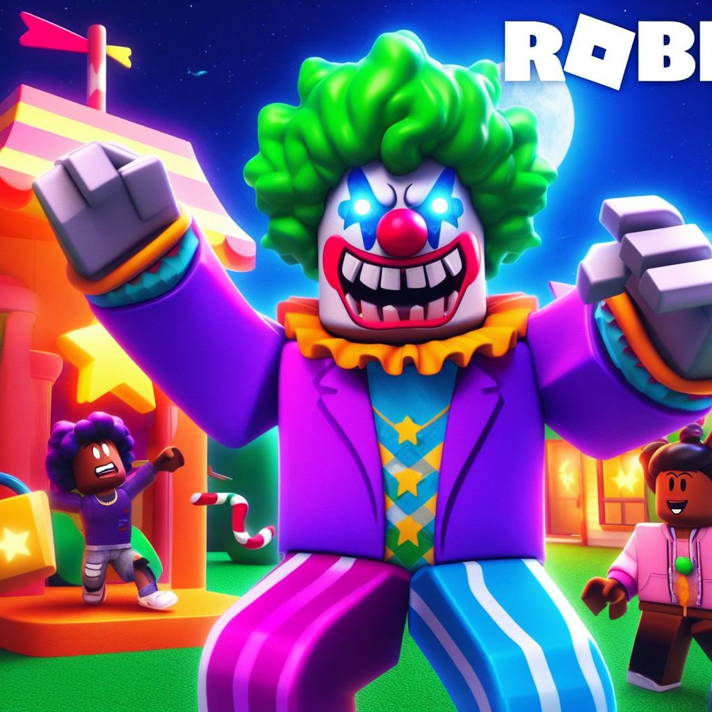 OK so the AI version of Patchy the Clown is pretty scary.... 👀

#RobloxDev #DALLE3