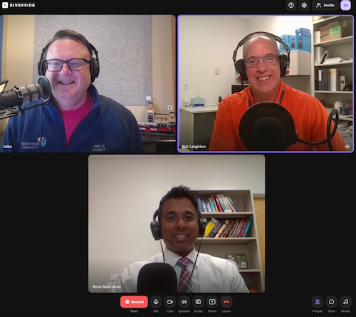 Dr Reno Ravindran and Eric Leighton visit the studio as we consider common skin conditions in student athletes. Learn the cause, symptoms, treatment, prevention and return-to-play guidelines for ringworm, impetigo, MRSA, molluscum… and more! bit.ly/454Dnis