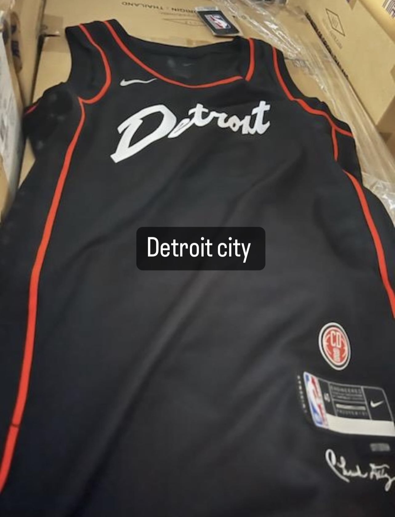 Pistons Talk on X: I'm not 100% sure if this is an official jersey leak  for the Detroit Pistons city edition jerseys #Detroitbasketball 📸 via  @itstheshorts  / X
