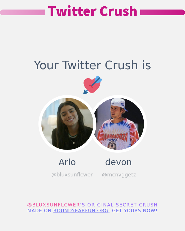 My Twitter Crush is: @mcnvggetz

➡️ funxgames.me/twittercrush