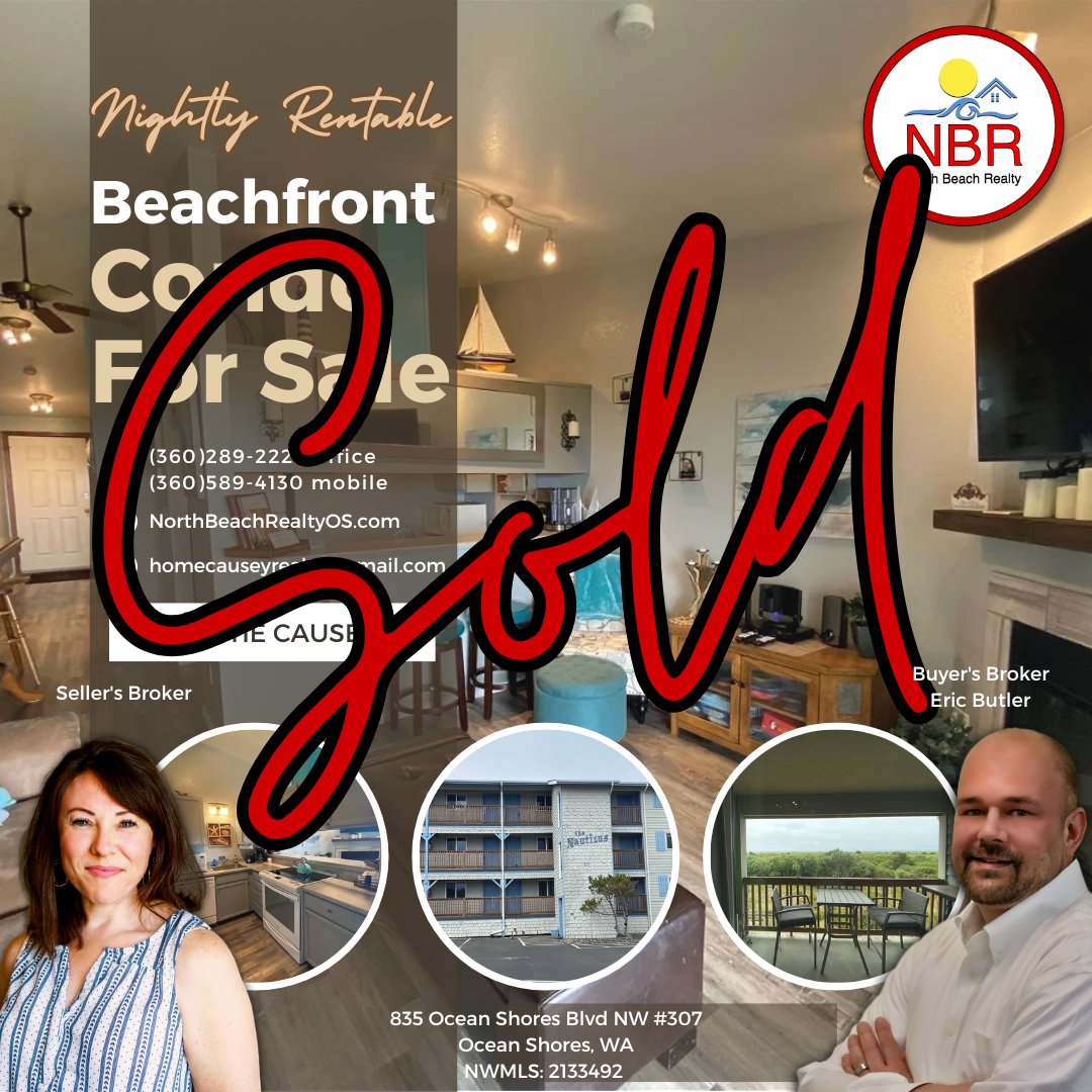 ericbutlerhomes's tweet photo. Congratulations to Kristie Causey and Eric Butler on this official recording as #SOLD! 
Excellent customer service for not only the buyers but also the sellers!  
#GetItSold #SellingTheShores #OceanShoresWa #HiddenCoast #GraysHaborCounty  #NorthBeachRealty #EricButlerHomes https://t.co/cwacb3KohR