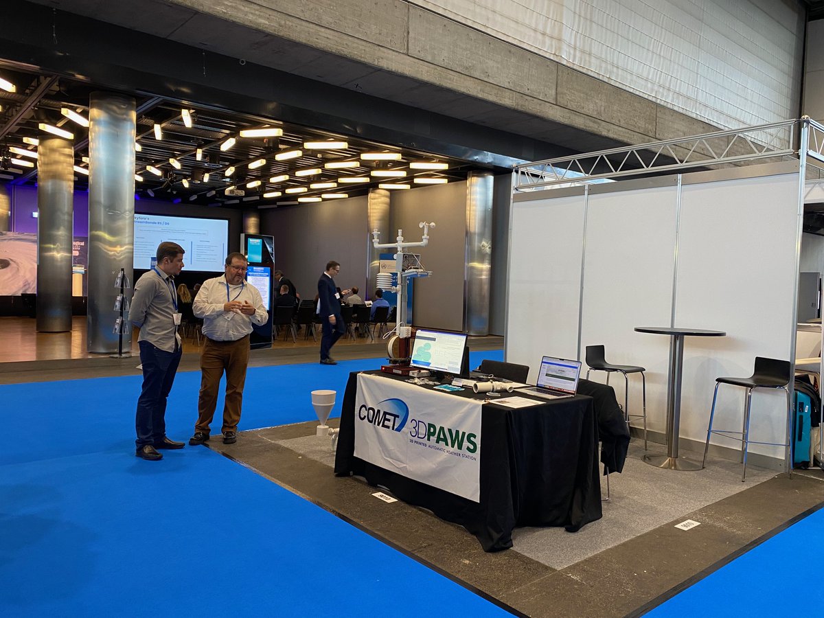 COMETMetEd's tweet photo. @pakucera talks about 3D-PAWS @MetTechExpo 2023.  

Stop by booth 9010 to learn more about low-cost, innovative instrumentation such as automatic weather stations, storm surge, and more! 

Learn more about 3D-PAWS: https://t.co/iKzKdyCchM

#MetTechExpo https://t.co/XZA7k8E9ZY