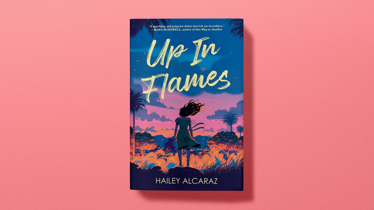 We are so excited that UP IN FLAMES by @alcarazbooks is on shelves! This is a riveting portrait of transformation, resilience, and love with an unlikely heroine who, when faced with unforeseen disaster in the wake of California wildfires surprises everyone, especially herself.