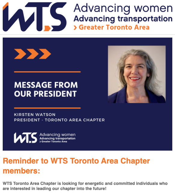WTS_Toronto's tweet photo. Reminder - WTS Toronto Area Chapter 2024-25 Board Nominations https://t.co/QuqDBVNnO5 https://t.co/GT3d413eZ3