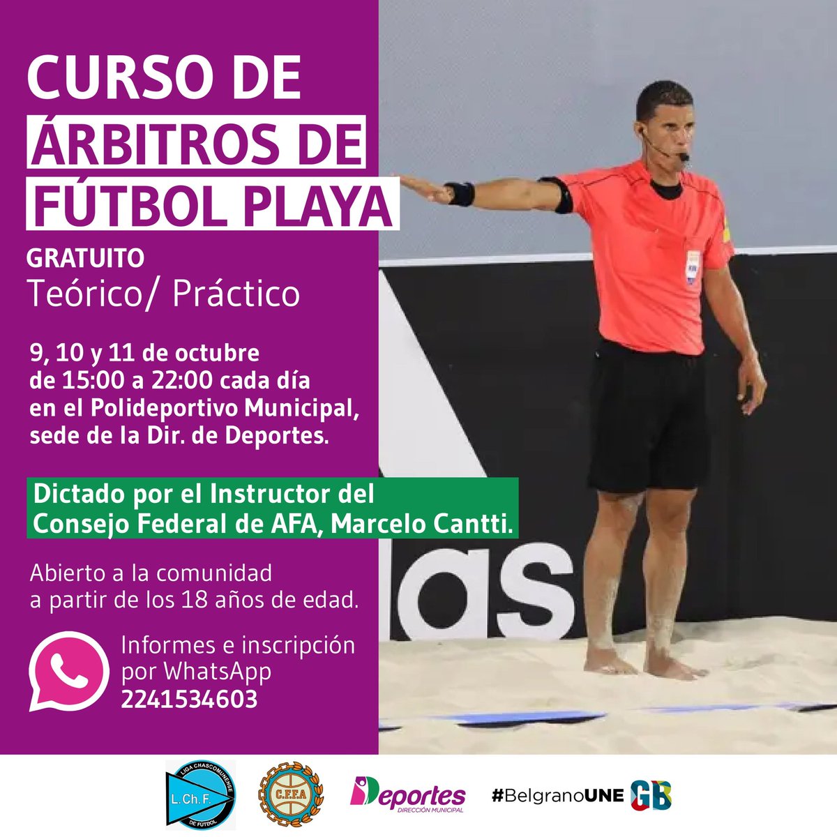 Capacitacion Gratuita dictada por instructores del CFFA AFA🏐
#CFFA #AFA #FUTBOLPLAYA