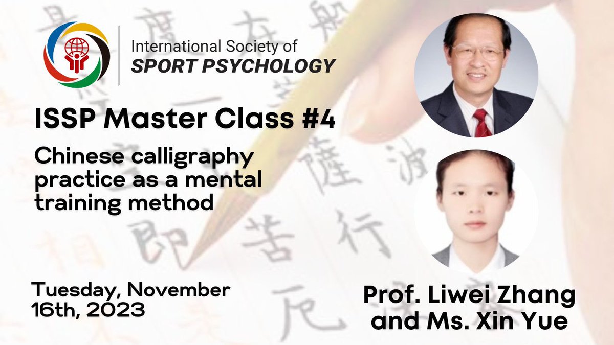 Chinese Calligraphy Practice as a Mental Training Method 
Language: Chinese (Live multilingual captioning available)
Time: 12:00 UTC (New York 7:00, Bangkok 19:00; Beijing 20:00, Seoul 21:00)
Where: Zoom (Link sent upon registration)
Register: encurtador.com.br/goJY5
