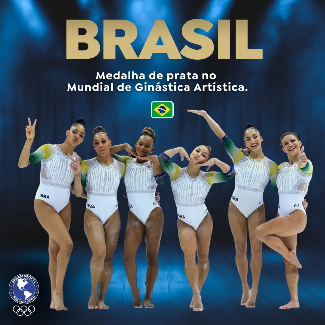 Brasil é prata no Mundial de Ginástica Artística