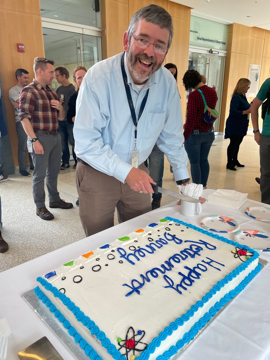 Bye Bye Barney: Last Friday we congratulated Senior Research Scientist Barney Balch on his well-earned retirement (though he's still engaged in science,  of course). We’ll share more on his epic career later, but for now, we’d like to say thanks, Barney! You really take the cake.