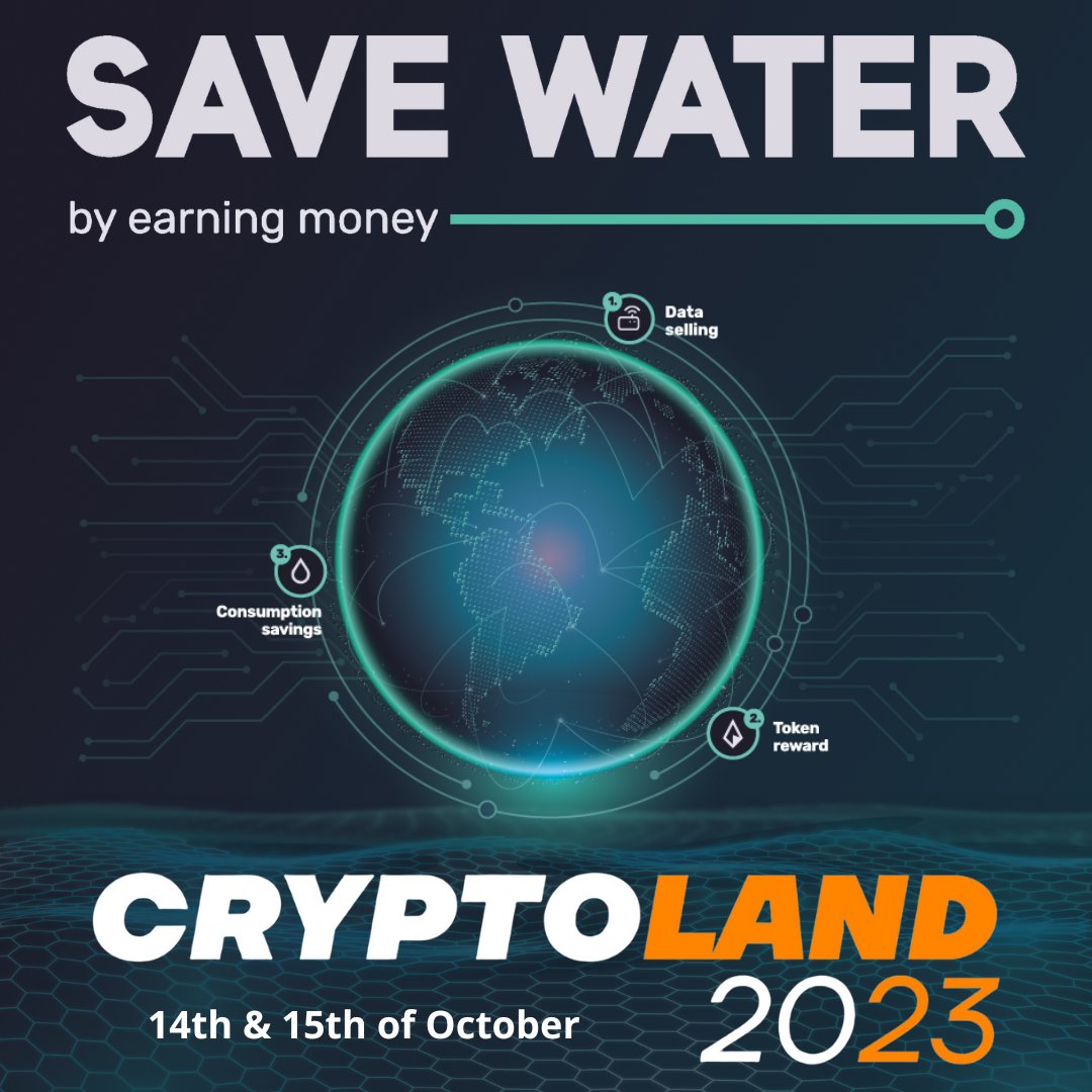 🌏We have the pleasure to announce that we will be for Santi Lopez's big event The Cryptoland on October 14th &amp; 15th in Madrid 🌏 #Aquasave #cryptoland #Nft #Bitcoin