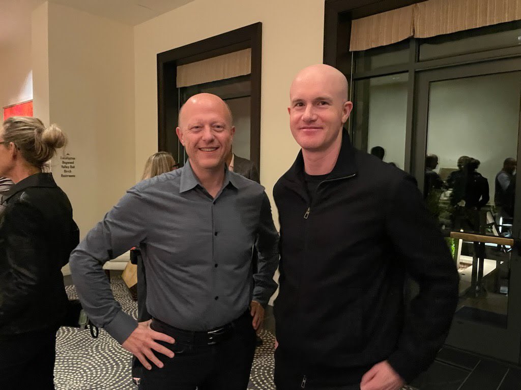 Last night had an opportunity up celebrate the next phase of our $USDC  partnership with @brian_armstrong and the @coinbase and @circle teams.  Grateful for the partnership and the next chapter!