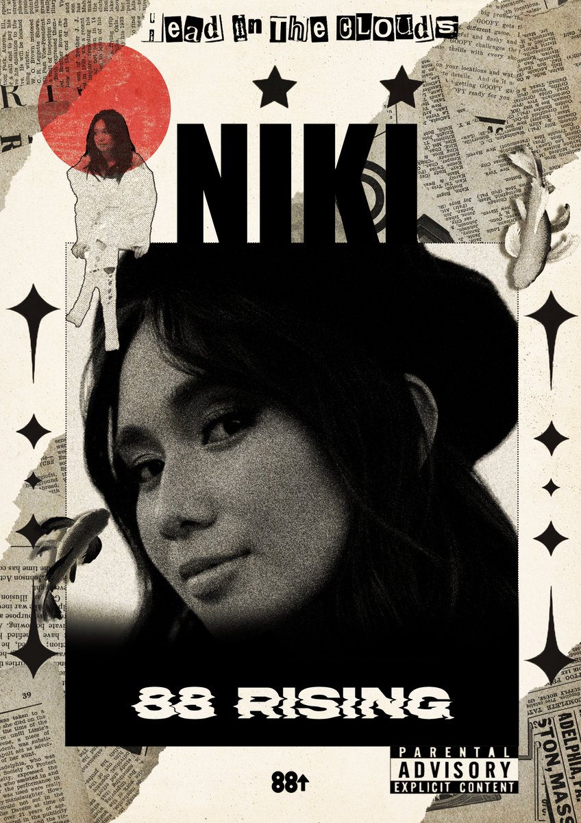 Made an artposter of NIKI from 88rising
#88rising #art #photoshop