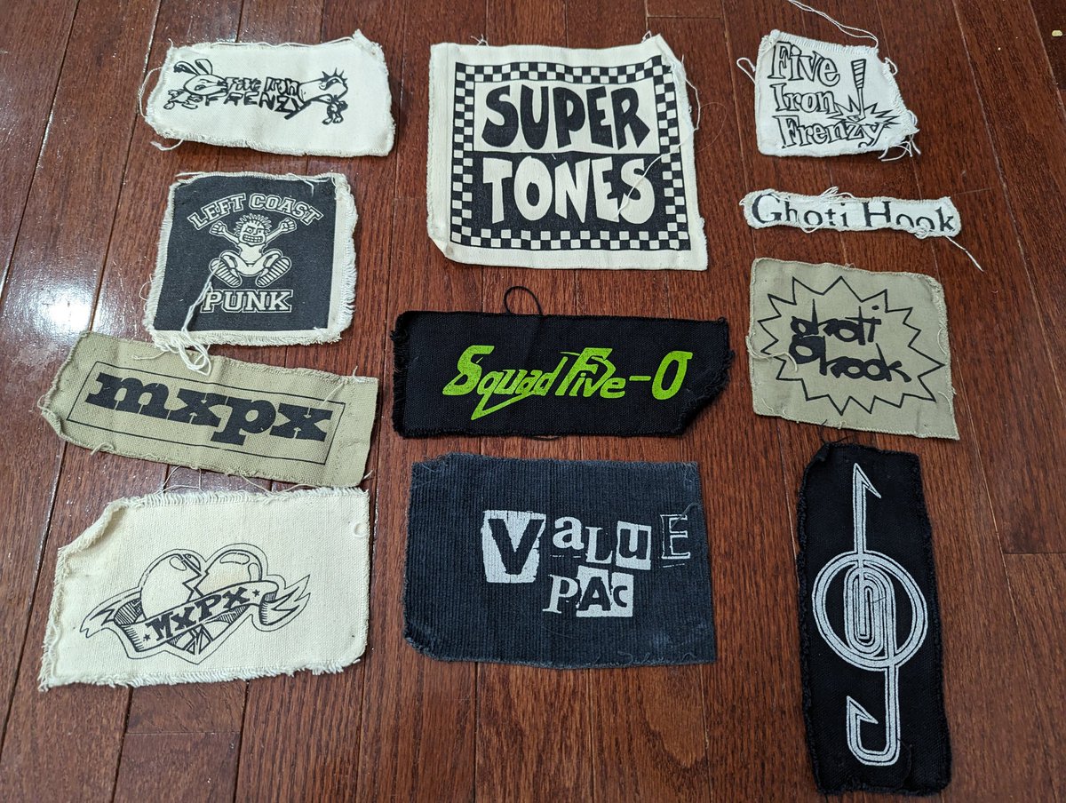 The best part of this project were these vintage patches! I remember too many of these at shows I was at that it was impossible to pass over this lot when I saw it.

Which one is your favorite?
