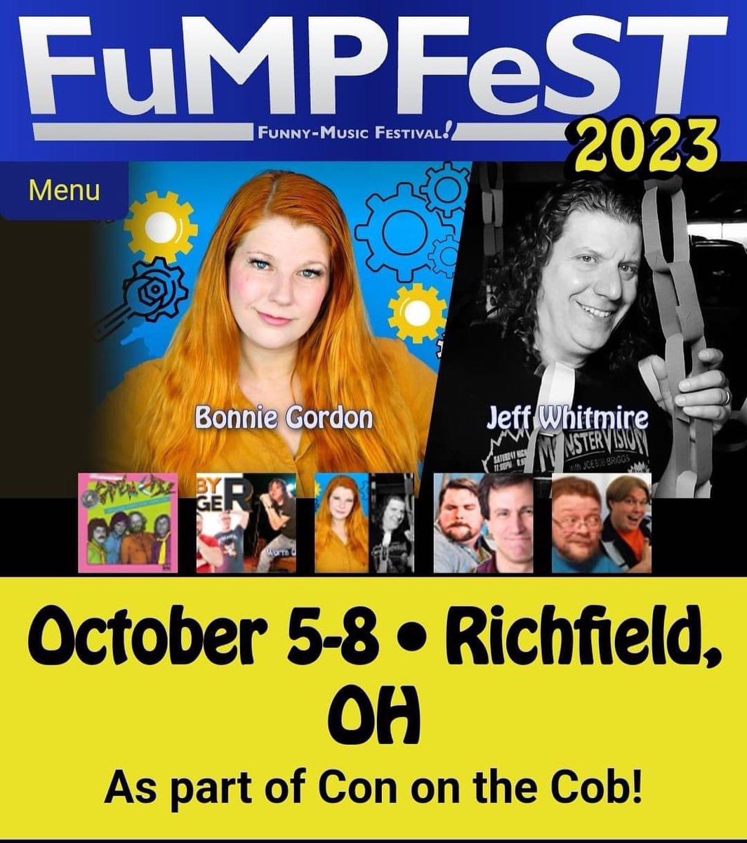 BonnieBellG's tweet photo. Let’s go OHIO!!!
Catch me this weekend at @ConOnTheCobOff performing as a part of @thefump #FuMPFest!
I’ll be doing a 1 hour concert of nerdtastic tunes on the Main Stage Saturday night at 8pm!!! ET!
Can’t wait to see all my FuMP folk!
#comedy #music #parody #comedymusic https://t.co/iGf6gDNANR