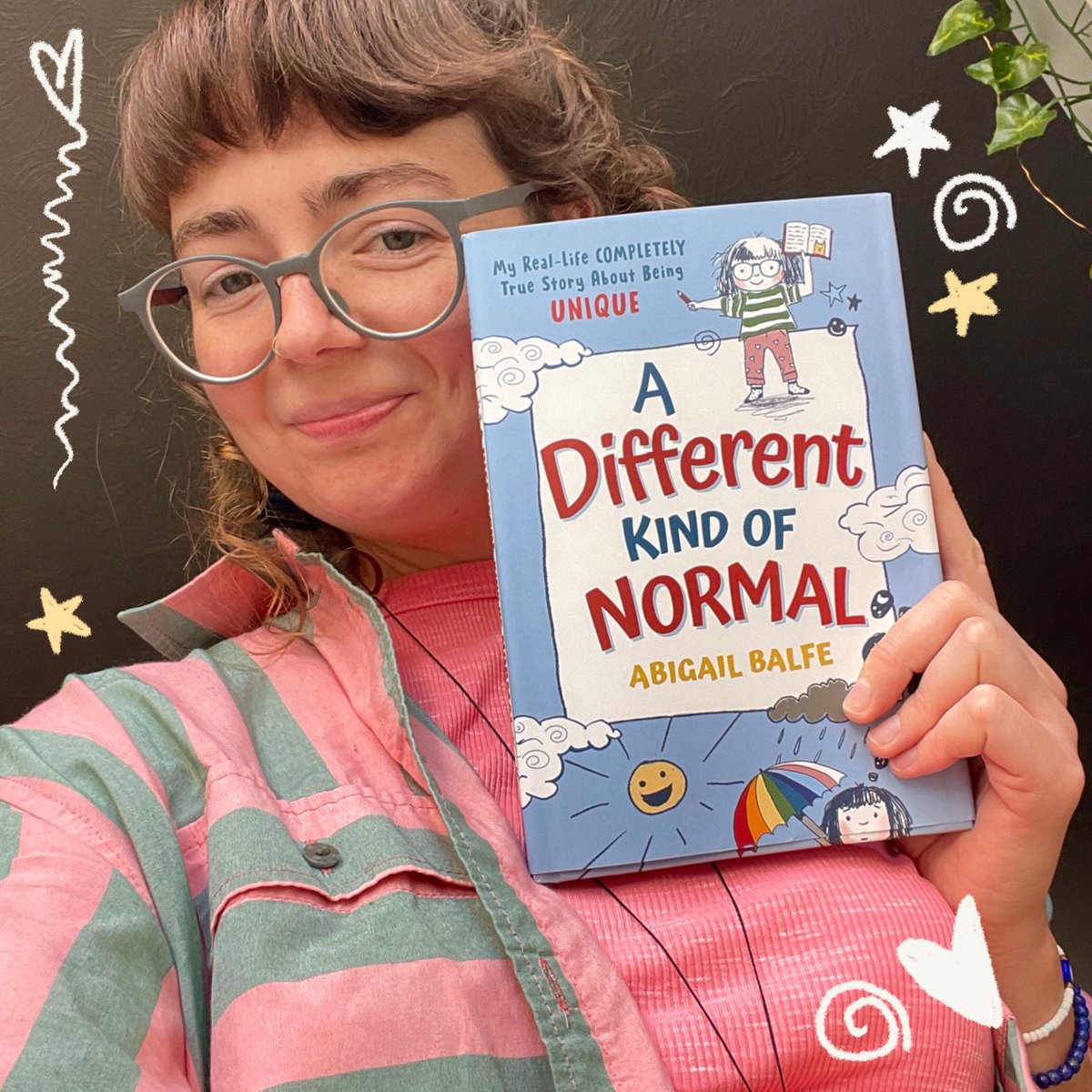 A Different Kind of Normal has been out for a whole year in the USA and Canada! 🥳🎂 It is such a joy/relief to know that sharing my growing up autistic story has been helpful for so many of you. Thank you @randomhousekids @TundraBooks @PuffinBooks for believing in my story ❤️