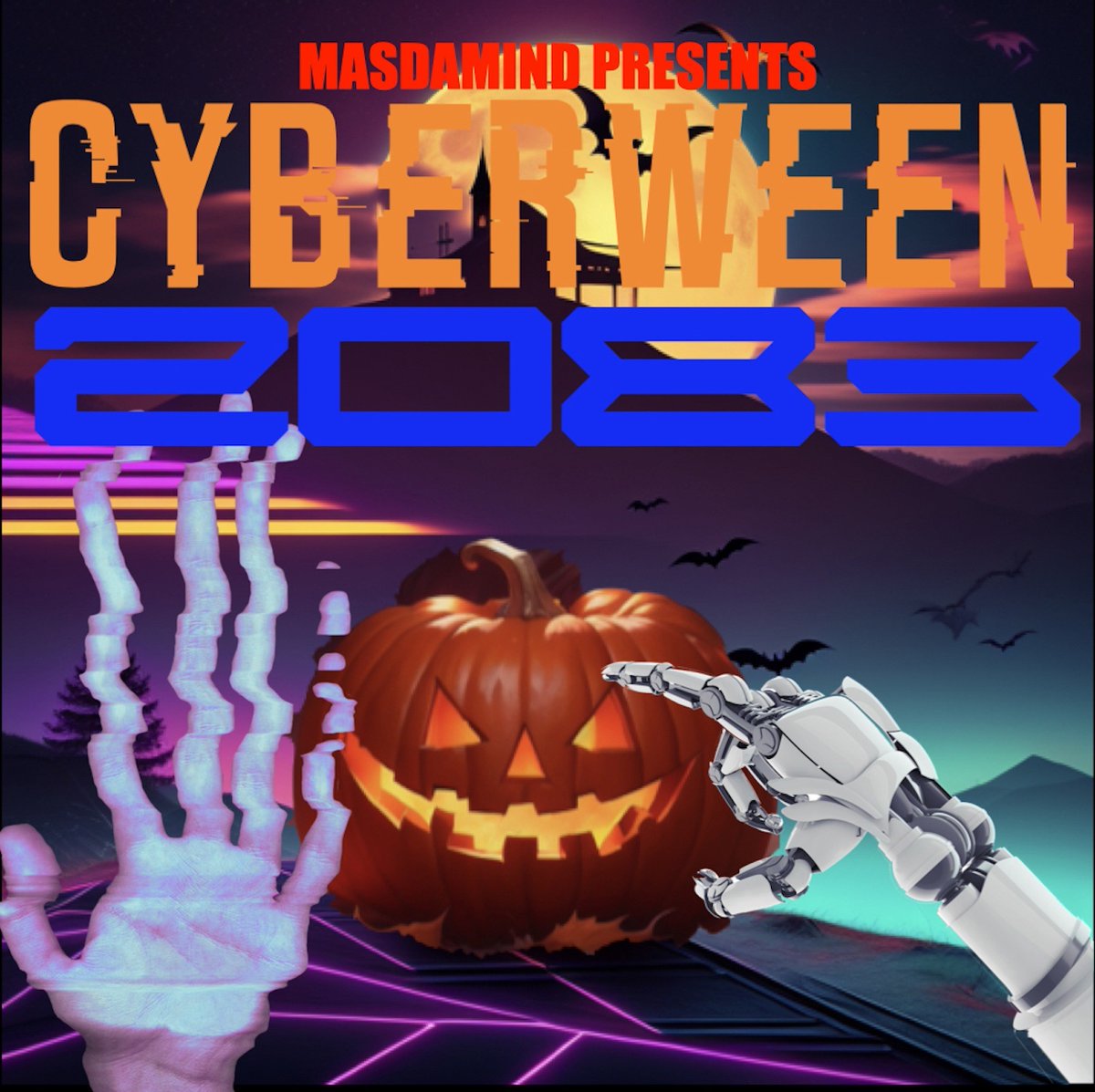 MasDaMind's tweet photo. The wait is over! My new Halloween themed mashup album, CYBERWEEN 2083 is out now! Download it here:https://t.co/DpiZK1GK6F
#Halloween2023 #Halloween #cyberpunk #Orlando #synthwave #freemusic #album #mashup #new #2083 #cyberween #masdamind #mcr #halestorm https://t.co/LxKGjlVbZh