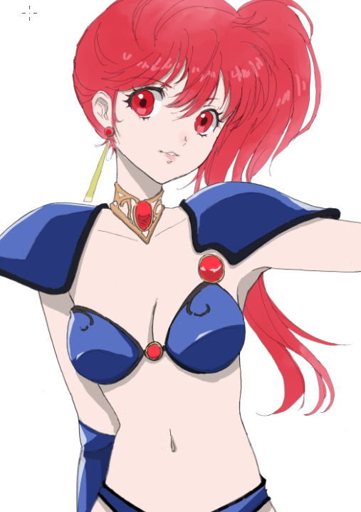 「BOOTH用のおまけに先日色紙に描いた線画を使ってポストカードの彩色中〜 」|KIYOのイラスト
