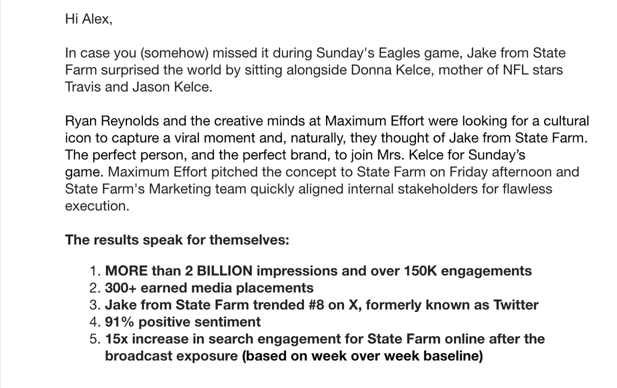 lol this entire Taylor Swift / Travis Kelce thing is a stunt by Ryan Reynolds' marketing agency, perfect 🙃