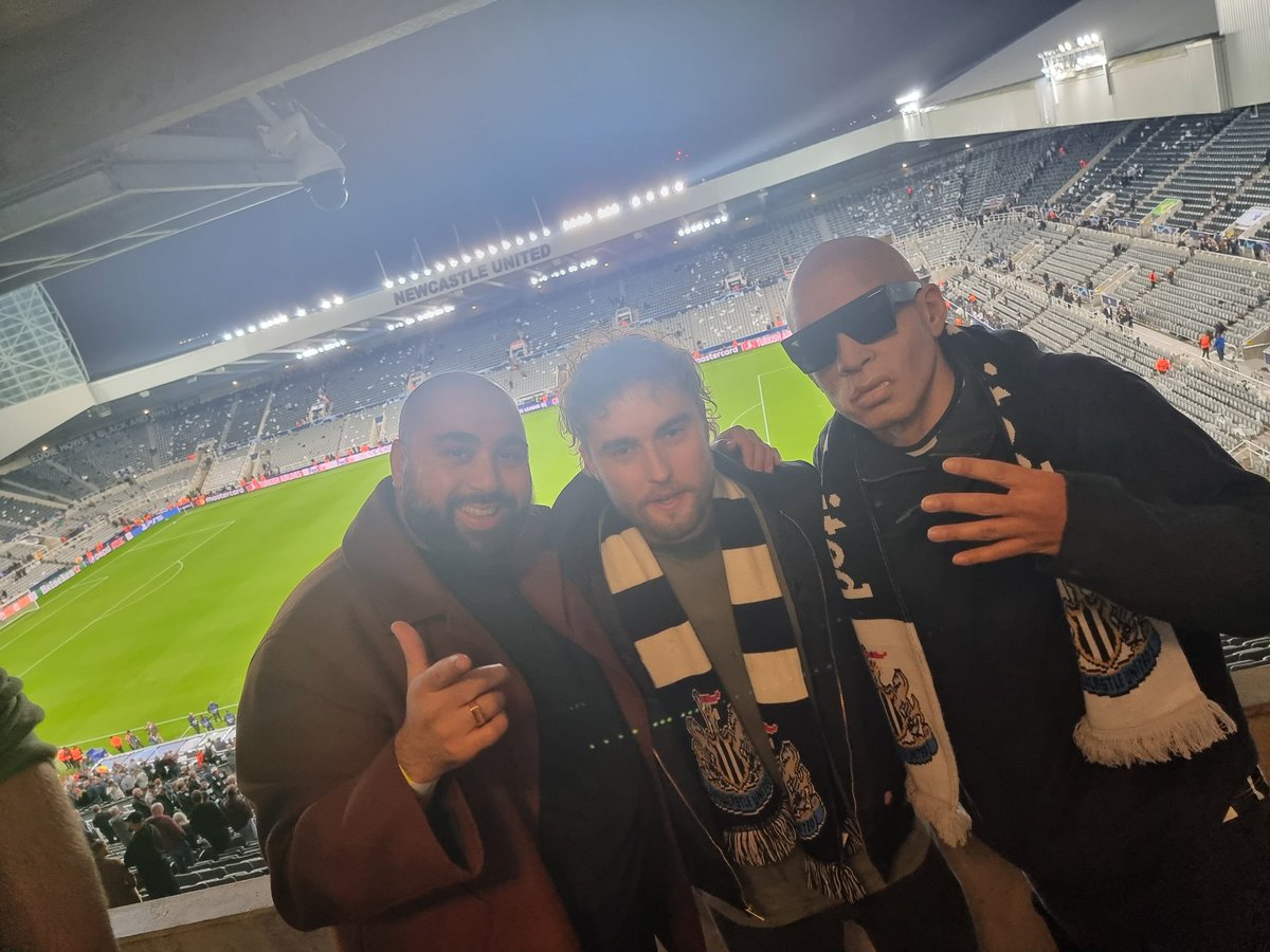 Geordie boys we're taking the piss
