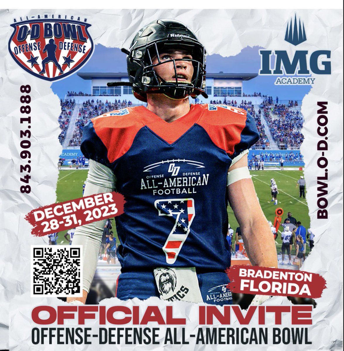 Thank you O-D All-American Bowl for the invite