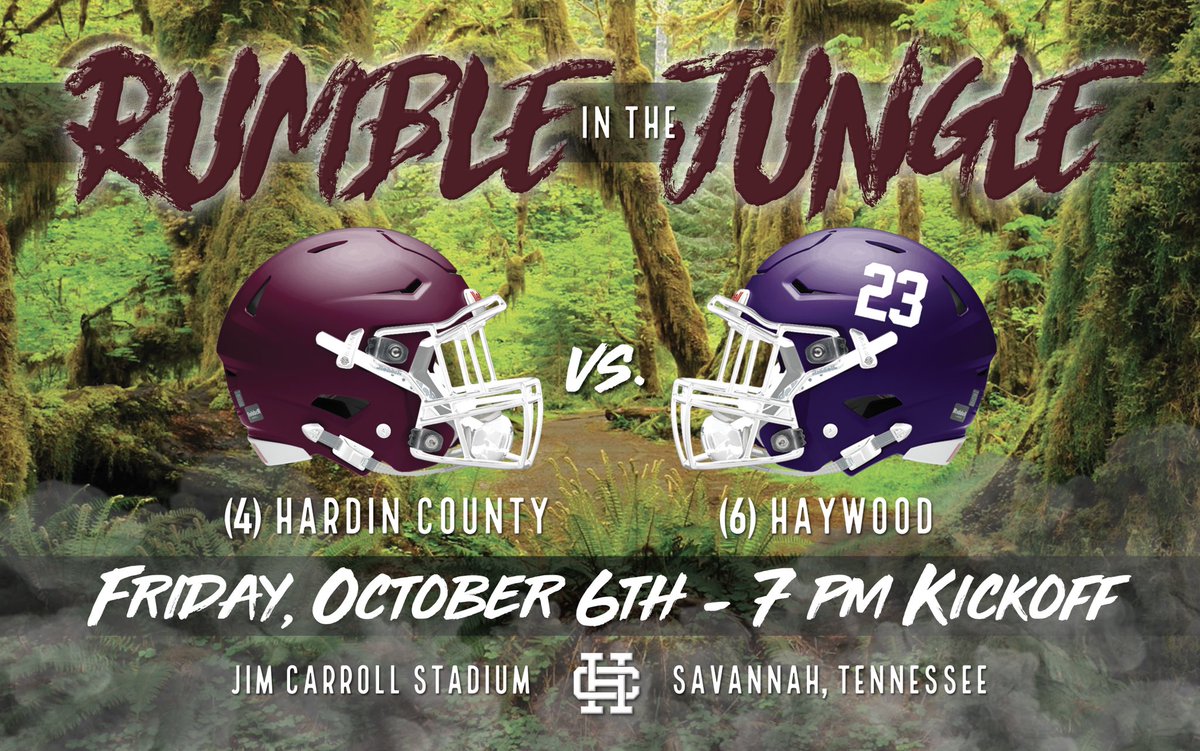 It’s a Big Cat Brawl this Friday night as <a href="/HCTigerFootball/">Hardin County Tiger Football</a> faces the Haywood Tomcats. The eyes of the state will be on Savannah as two of the best teams in Tennessee square off in The Jungle. 

You don’t wanna miss this one.