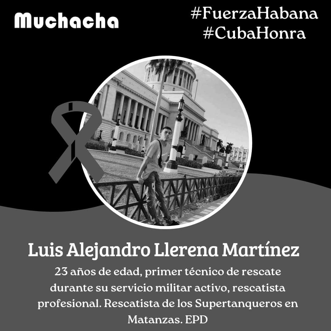 Que la memoria de Yoandra y Luis Alejandro sea siempre recordada con profundo respeto y gratitud. #CubaHonra #BomberosDeCuba #DescansenEnPaz #CubaDeLuto