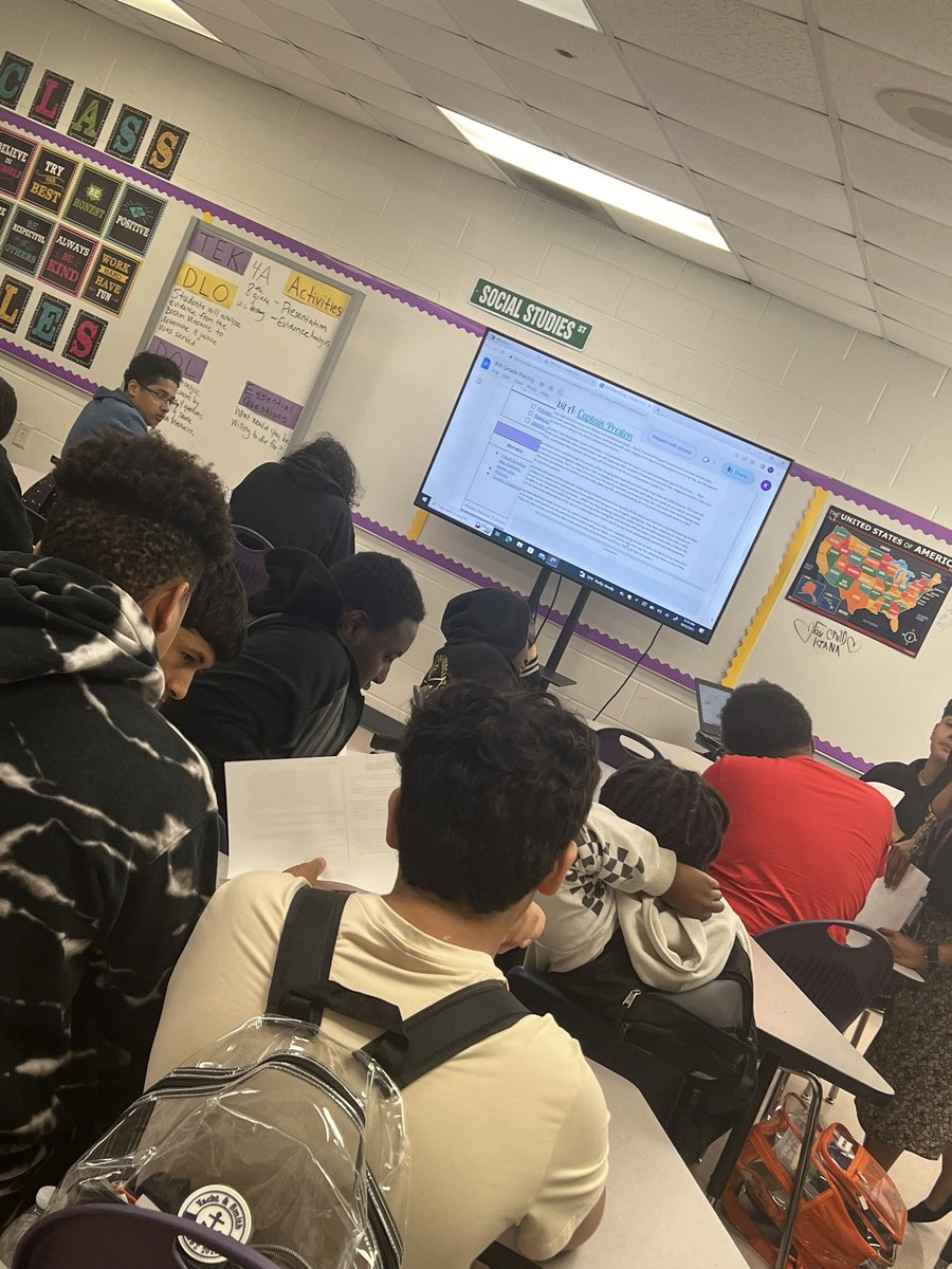 Seventh grade students are hard at work in each class!!🤩 Set the STANDARD and they will rise to those expectations!! Continue to show the world WHO YOU ARE and never stop being #CommittedToExcellence   💜