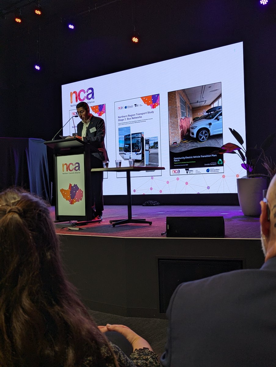 nca_melbourne's tweet photo. Cr Joseph Haweil, Mayor of @HumeCityCounci and NCA Chair at the NCA Transport Priorities and Community EV Transition Plan launch - a comprehensive, evidence based plan for the transport future of Melbourne's north. https://t.co/1LE81egt2J