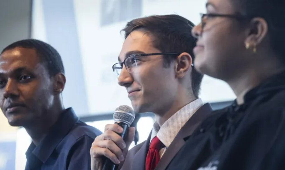 SBLSD was featured in <a href="/seattletimes/">The Seattle Times</a> article on <a href="/coreplusaero/">Core Plus Aerospace</a> program grads getting jobs <a href="/Boeing/">The Boeing Company</a>  right out of high school.  An impressive 13 from last year, including Brayden Terry (pictured here) and soon Kohl Williams. Read the article to learn more bit.ly/3FnqHZP.