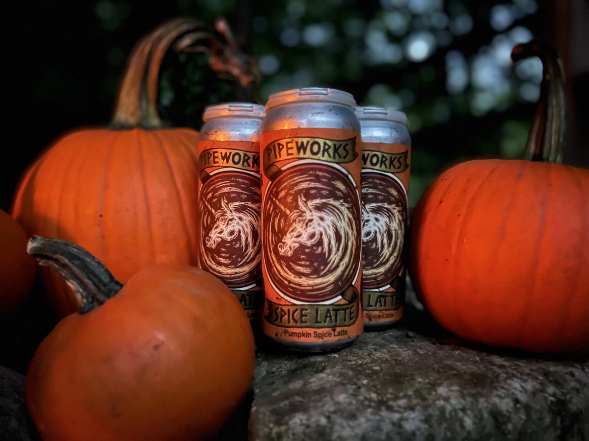 We don't need to tell you it's that time of year... Pipeworks Spice Latte (aka PSL) is here! We brew this one with lots of real pumpkin, cozy baking spices, and coffee from @DarkMatter2521.