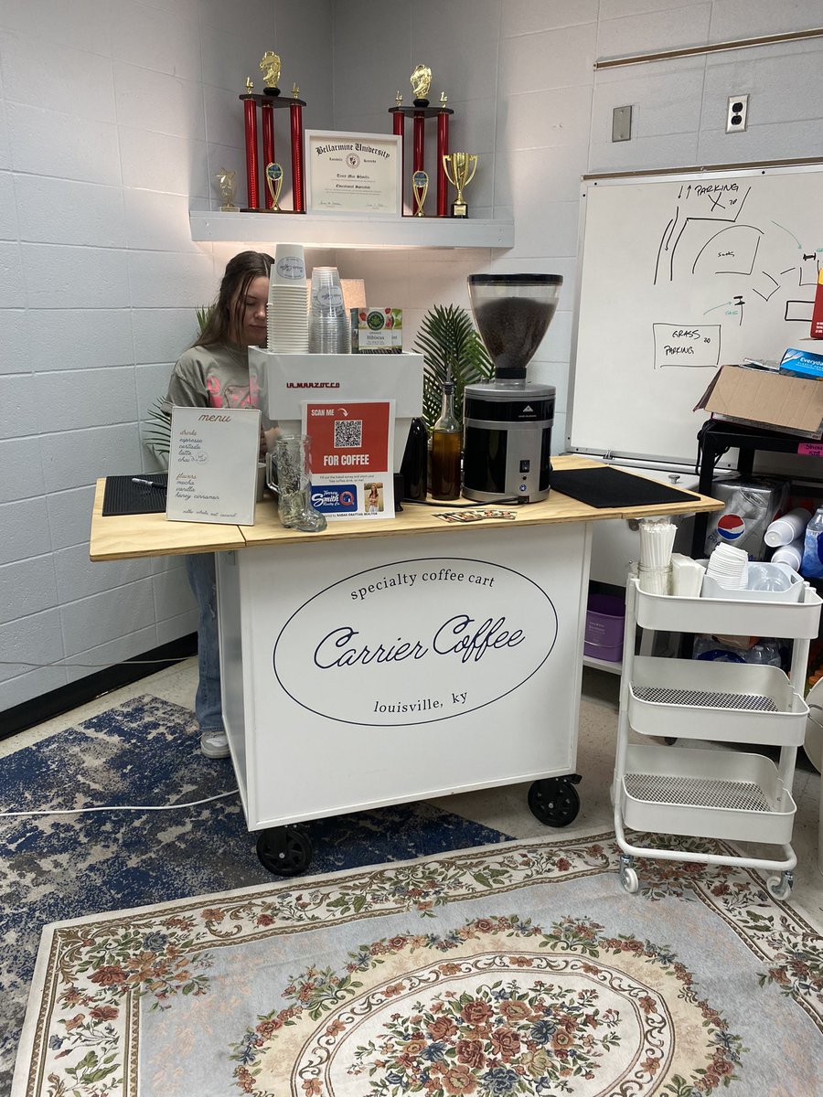 Thank you to Sarah Grattan at Torrey Smith Realty for treating our staff today with Carrier Coffee! We love the way our community is invested in our schools. #east #shelbycounty #shelbyinspired