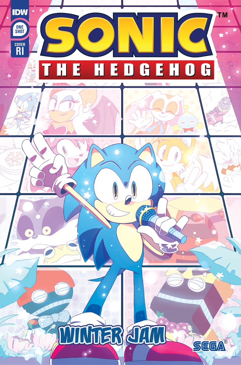 Sonic the Hedgehog: Winter Jam, Cover RI 1:10 by @DELTAHEAD_ #IDWSonic #Sonic #SonicTheHedgehog