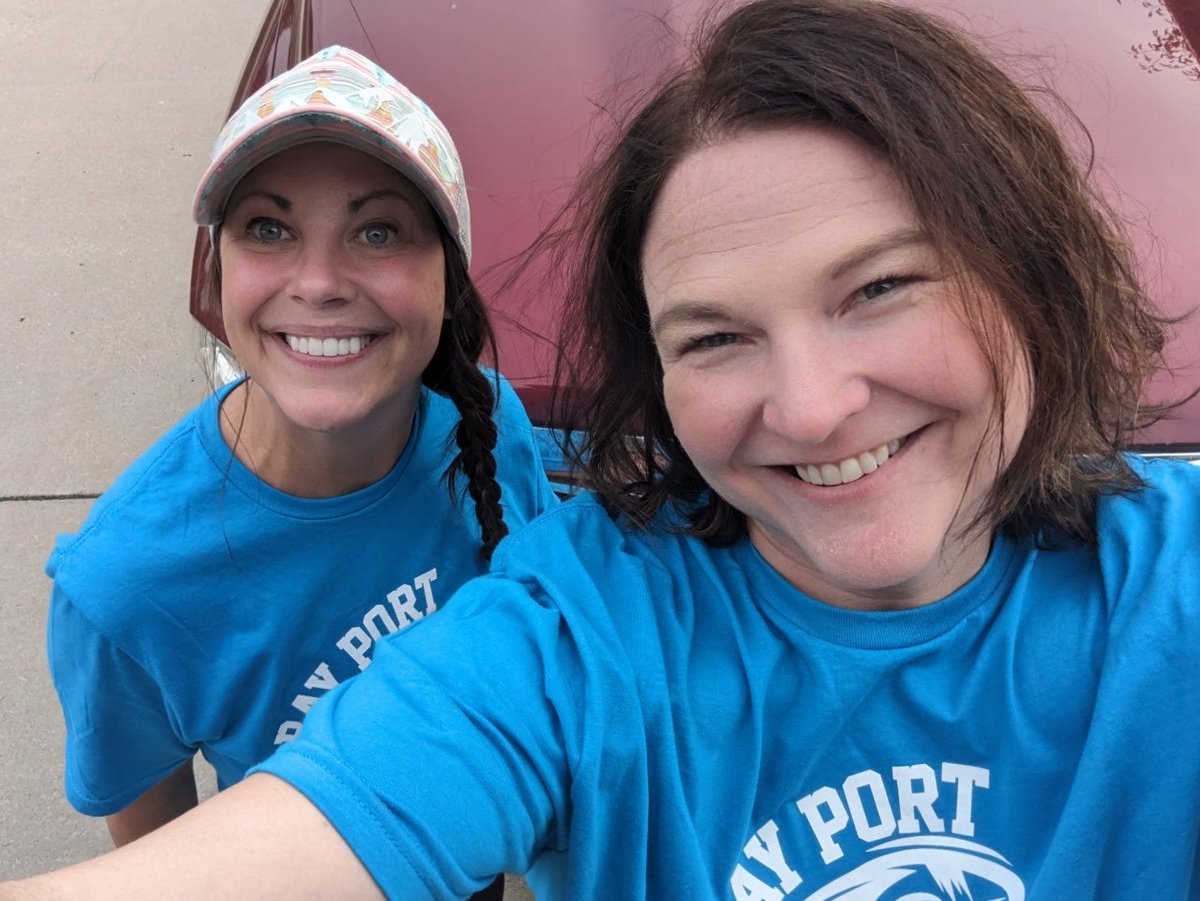 Let's go seniors!!!!! <a href="/BayPortHS/">Bay Port High School</a> #Homecoming #powderpuff #coacheswithtude <a href="/BPGirlsSoccer/">BP Girls Soccer</a>